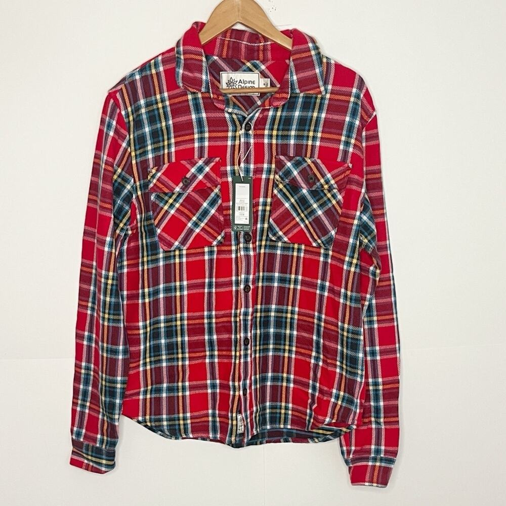 Alpine Design Mens Heavyweight Flannel Size Medium
